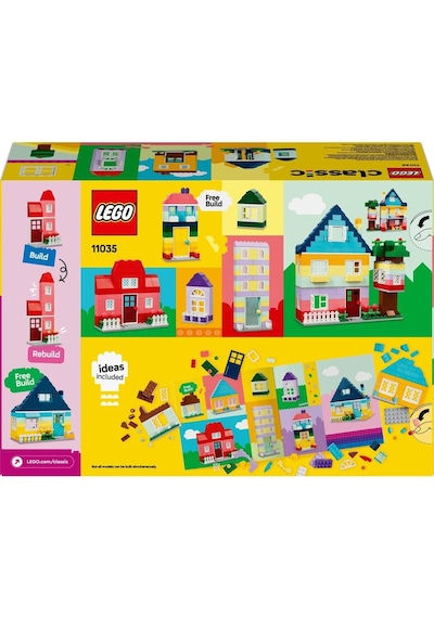 LEGO® Classic Yaratıcı Evler 11035 4+ Yaratıcı Oyuncak Yapım Seti - 850 Parça