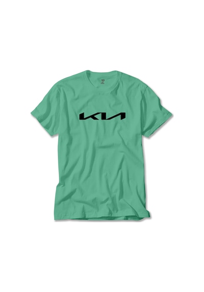 Kia New Logo Black Yeşil Tişört
