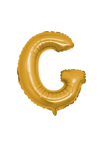 Gold Folyo Balon G Harfi 40 CM