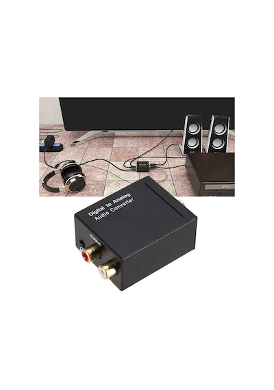 Dijital To Analog Optik 3.5Mm Kulaklık Ses Çıkış Tos Rca Digital
