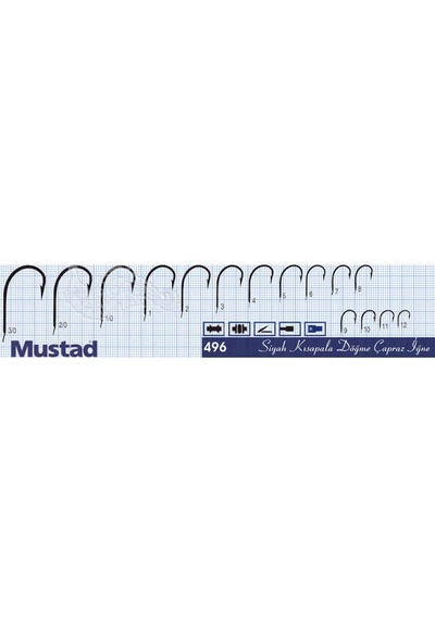 Mustad Olta Iğnesi 496 50Li Standart No:14