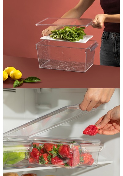 Frostybox Kapaklı Buzdolabı Ve Dolap İçi Düzenleyici Organizer 1 Adet Diğer
