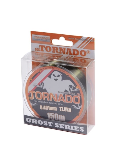 Tornado Ghost Hayalet Misina 150 Mt Fluorocarbon Kaplama Yeşil 0.401 Mm