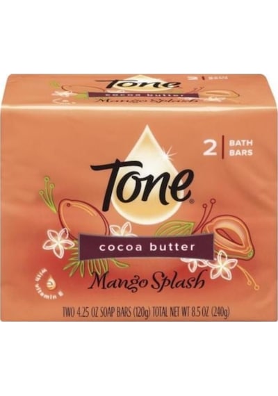 Tone Kakao Yağı ve Mango Ferahlığı Katı Banyo Sabunu 240 G x 2