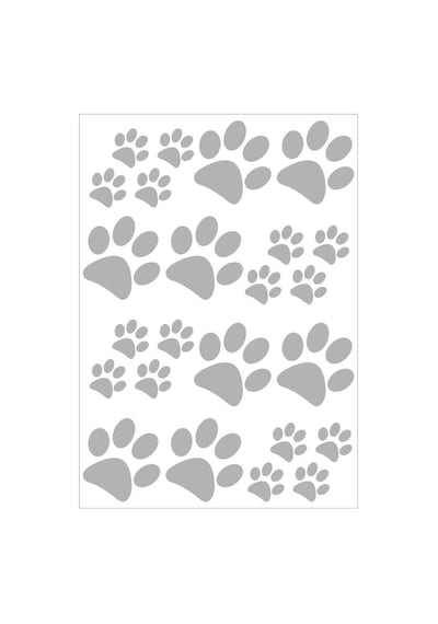 A4 Sticker 146 Tek Paket Çoklu Sticker Pati Beyaz Standart