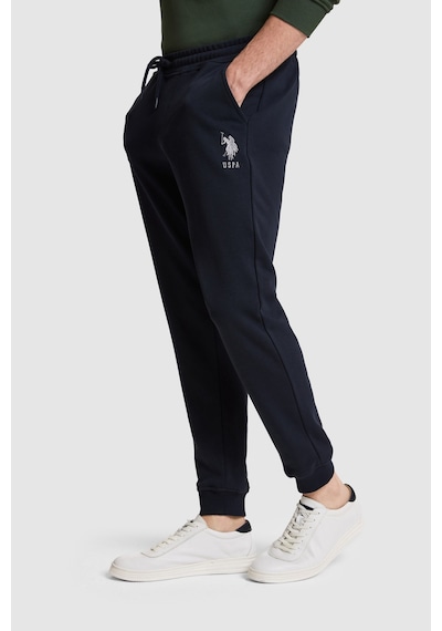 U.S. Polo Assn. Erkek Lacivert Slim Fit Paçası Lastikli Eşofman Altı 50329410-vr033