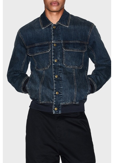 Armani Exchange Erkek Kot Ceket Xm001955 Af15833 Mb001 Lacivert Lacivert