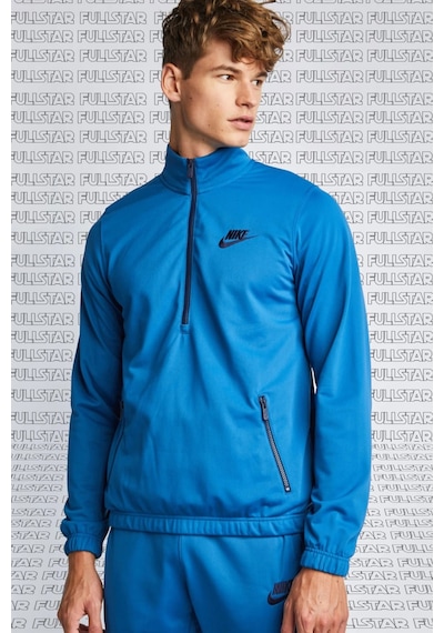 Nike Sportswear Classic Track Suit 1/2 Zip Blue Yarım Fermuarlı Eşofman Takımı Mavi 