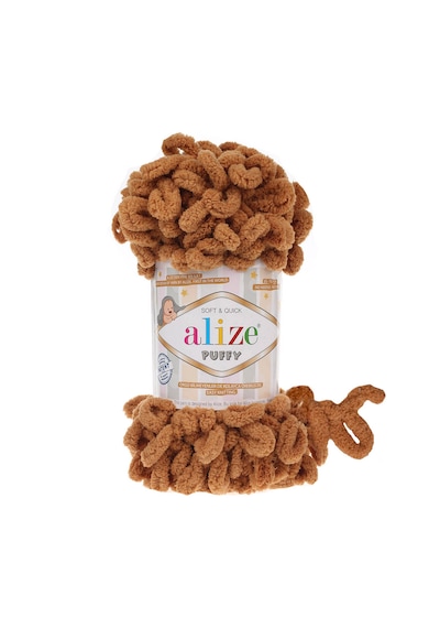 Alize 5 Adet Puffy El Örgü Ipliği 5'li Paket - 100 Gr. 9 Mt. Parmak Örgü Ipi - Şevval Tuhafiye 179