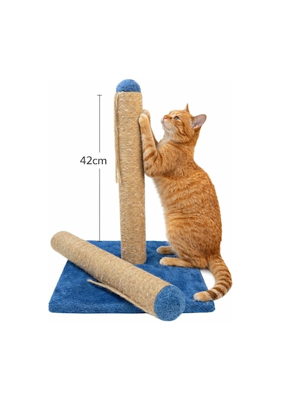 Lacivert Kedi Tırmalama Tahtası Yedek Borulu-42cm