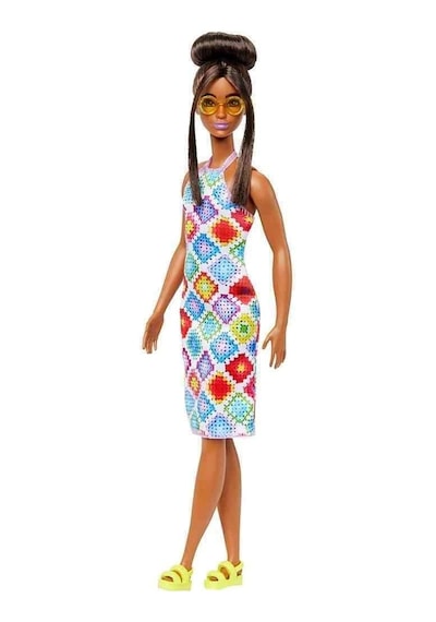 Barbie Büyüleyici Parti Bebekleri (Fashionistas) - Uzun Mavi Elbiseli Bebek HJT07