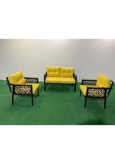 Melisa Balkon-bahçe-kafe Çay Seti Koltuk Oturma Takımı-oturma Grubu,ofis Koltuğu Sarı Melisa Balkon-bahçe-kafe Çay Seti Koltuk Oturma Takımı-oturma Grubu,ofis Koltuğu Sarı
