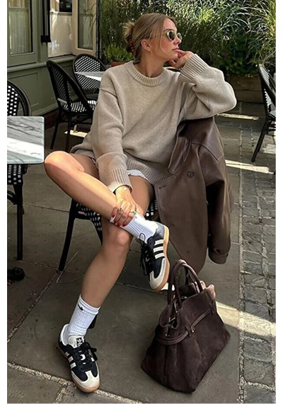 Cloudy Kids Kadın Bisiklet Yaka Oversize Yumuşak Dokulu Bej Triko Kazak Günlük Kullanım Bej - 631280414 Bej Cloudy Kids Kadın Bisiklet Yaka Oversize Yumuşak Dokulu Bej Triko Kazak Günlük Kullanım Bej - 631280414 Bej