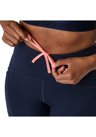 Asics Road High-waist Kadın Lacivert Koşu Tayt 2012c968-400 Mavi