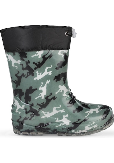 Civil Boots Kamuflaj 30-36 Numara Bot ve Çizme - Haki