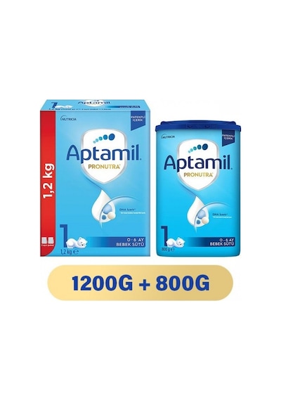 Aptamil 1 Bebek Sütü 1200 G + 800 G
