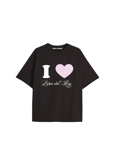 Kalic Studio Lana Del Rey Oversize T-shirt Kod35 Siyah-35
