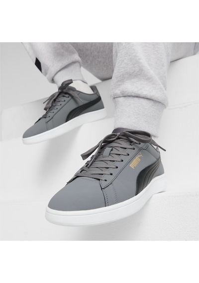 Puma Smash 3.0 Buck Erkek Spor Ayakkabı 39233602-gri Gri