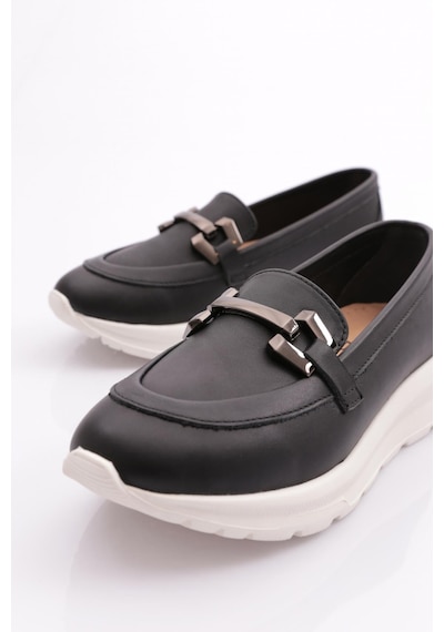 Dgn 459 Kadin Loafer Ayakkabi 459-1567-R1534 Siyah