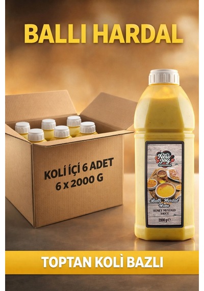 Ballı Hardal Sosu 2000 G X 6 Adet - 1 Koli Koli Bazlı Avantaj Paketi
