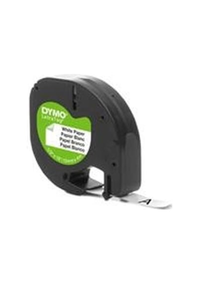 Dymo S0721510 Letratag Kağıt Şerit 12mm X 4 Mt , Beyaz 59421 91200 Kdo