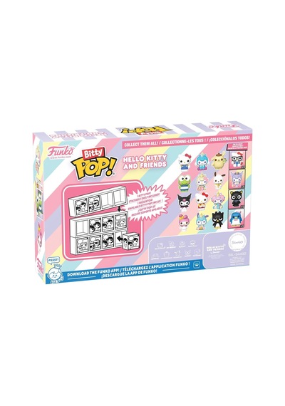 Funko Bitty Pop Sanrio - Kuromi - 4 Parçalı Ve Bir Sürpriz Mini