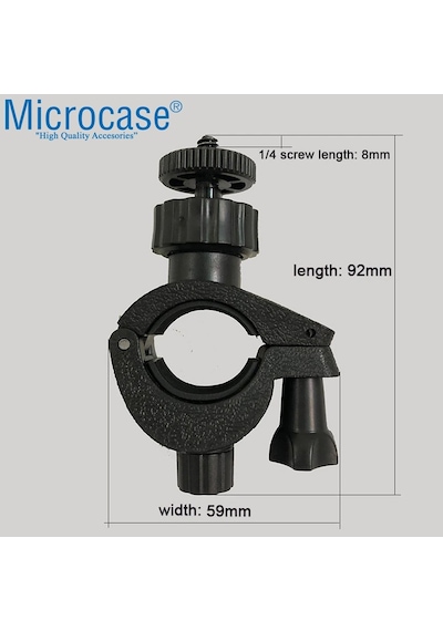 Microcase Aksiyon Kamera Vb Klipsli Bisiklet Gidon Tutucu Al2703
