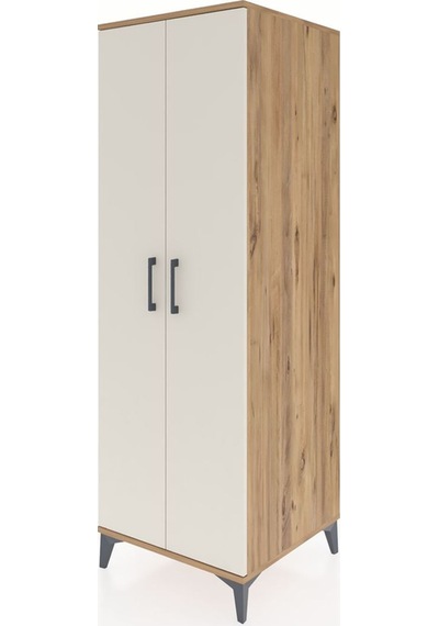 Kronos Dolap 4 Raflı 2 Kapaklı 60x59x182 Çam-aytaşı Çam