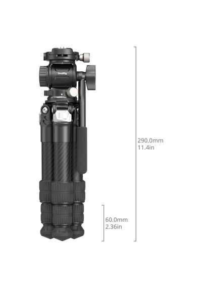 Smallrig 5025 Karbon Fiber Masaüstü Tripod Seti