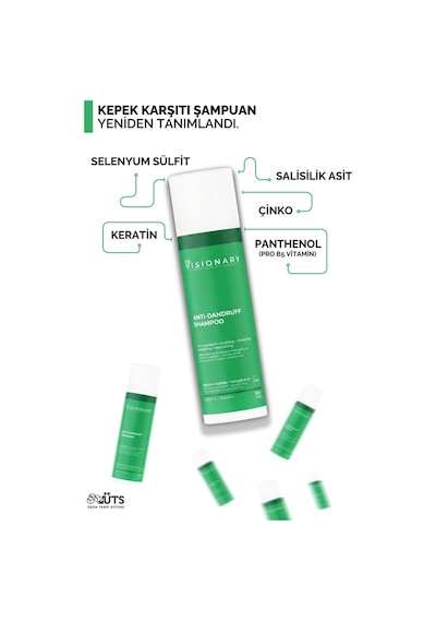 The Visionary Dandruff Kepek ve Yağlanma Karşıtı Şampuan 300 ML