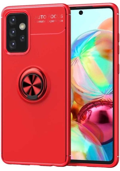 Samsung Galaxy Uyumlu A52 Kilif Yüzüklü Miknatisli Silikon Kapak 484402091