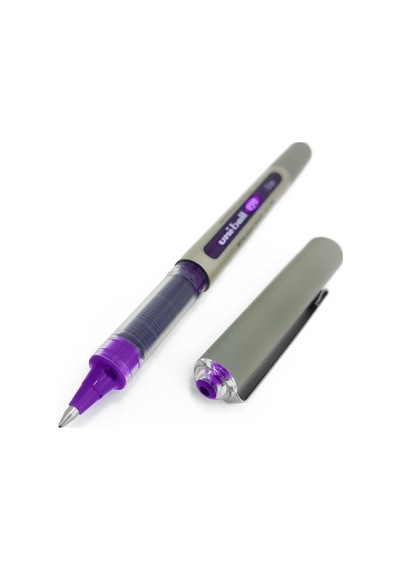 Uniball Ub-187 Vision Needle 0.7 İğne Uçlu Kalem Mor 12'li Kutu Çok Renkli