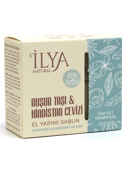 İlya Natural Ruşur Taşı & Hindistan Cevizi Özlü Hatay %100 Doğal El Yapımı Banyo Sabunu 100 G