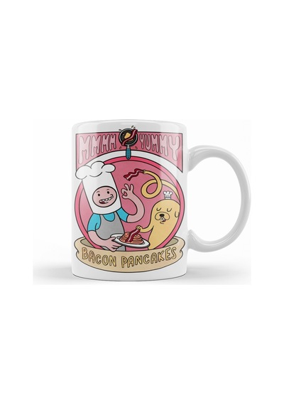 Adventure Time Bacon Pancakes Kupa Bardak Porselen No27946 Karışık