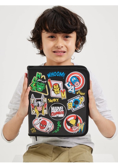 Smıggle Marvel Zip It Kırtasiye Seti Black 40+ Parça Marvel Stationery Gift Pack