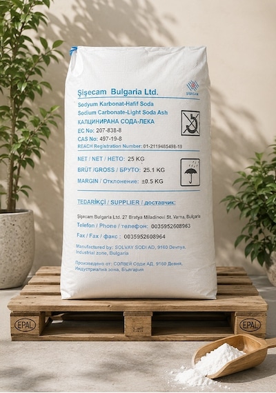 Şişecam Çamaşır Sodası Sodyum Karbonat 25 KG Şişecam Çamaşır Sodası Sodyum Karbonat 25 KG