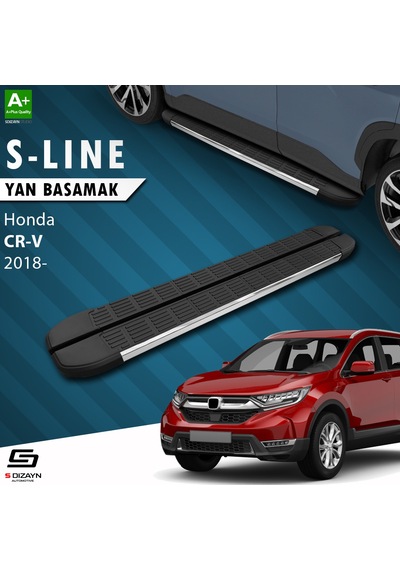 S-dizayn Honda Cr-v 5 S-line Krom Yan Basamak 173 Cm 2018 Üzeri