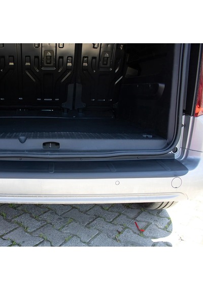 Opel Combo E Arka Tampon Eşiği Koruma Mat Siyah 2018 Ve Sonrası U