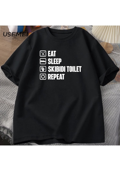 Flood Of Style Bring The Boom Graphic T Shirts Meme Cotton Short Sleeve T-shirt For Men Casual O Neck Knitte Siyah