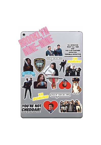 Brooklyn Nine-nine Seri 3 Sticker Seti Laptop Ajanda Tablet Telefon Defter Etiket Bullet Journal Diğer