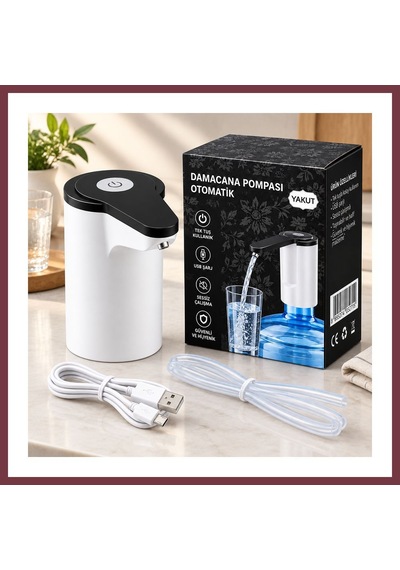 Storeşahin Usb Şarjlı Otomatik Damacana Su Pompası Shn0720 Çok Renkli