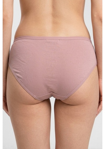 Mataş Kadın 6'lı Paket Pamuklu Bikini Külot Esnek Yumuşak İz Yapmaz İç Çamaşırı Bej