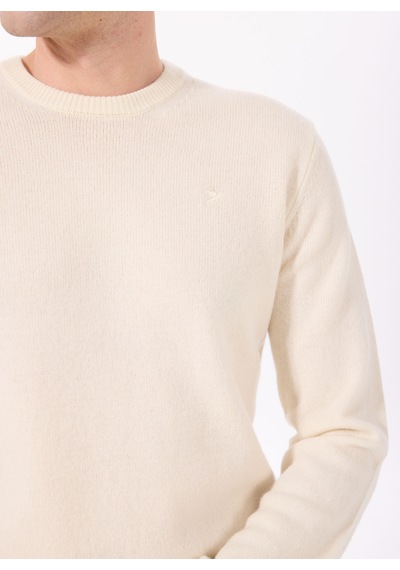 Hackett Ekru Erkek Bisiklet Slim Fit Kazak Hm703237