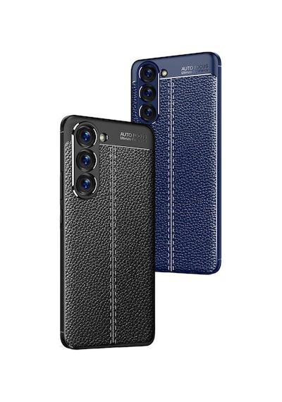 Samsung Galaxy Uyumlu S23 Plus Kılıf Deri Tarzı Niss Silikon Case Kapak