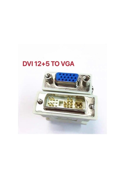12+5 Dvi Vga Çevirici 17 Pin Dvi Vga Çevirici