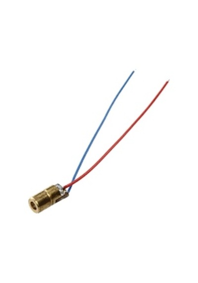 6mm 650nm 5mW Kırmızı Nokta Lazer Dc 5V