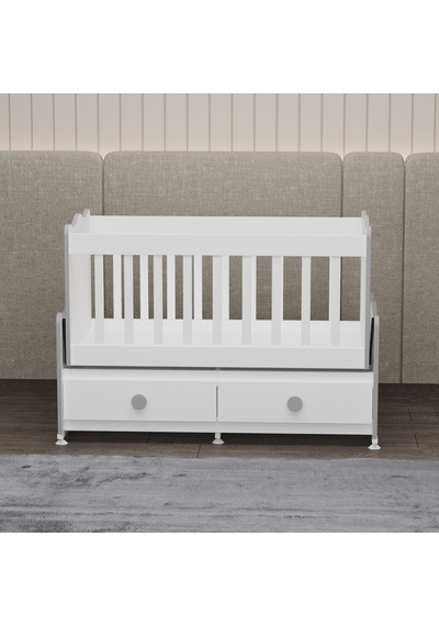 Garaj Home Elegant 60x120 Beşik - Gri Beyaz