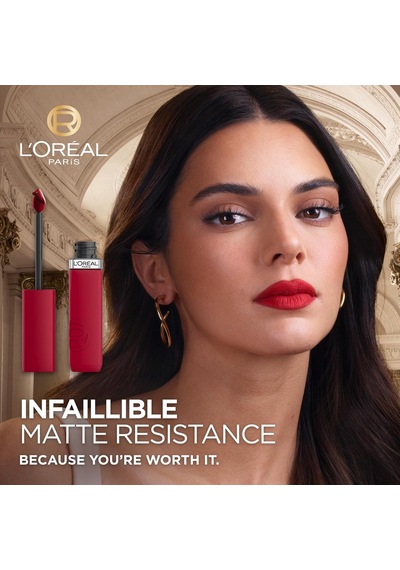 Loreal Infaillible Matte Resistance Likit Mat Ruj - 635 Worth It Medium Çok Renkli