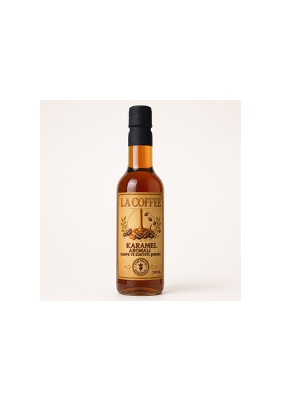La Coffee Karamel Aromalı Kahve Ve Kokteyl Şurubu 750 Ml - %100 Pancar Şekerli Diğer