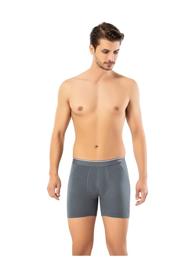 Erdem Füme Pamuk Elastan Uzun Boxer 1470 Füme